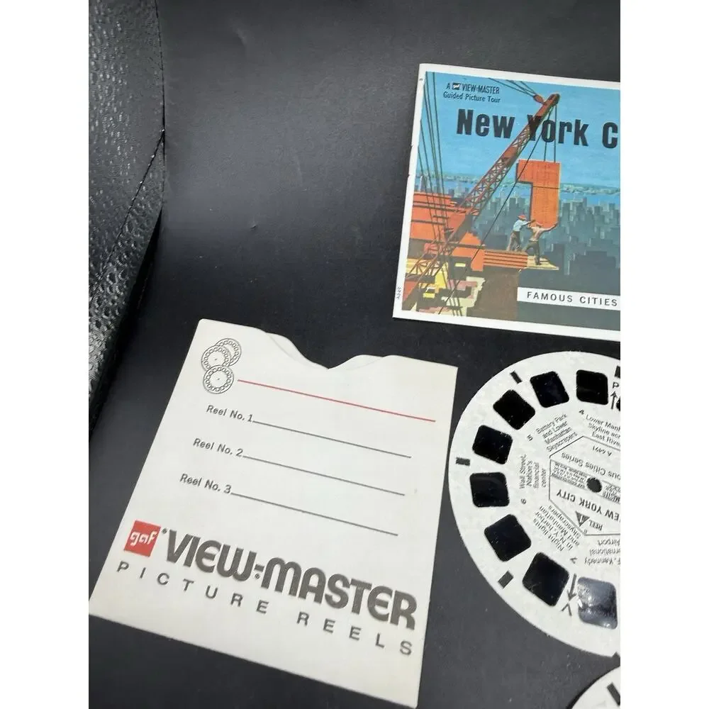 VIEW MASTER NEW YORK CITY FAMOUS CITIES SERIES & 7 wonders of the world Complete